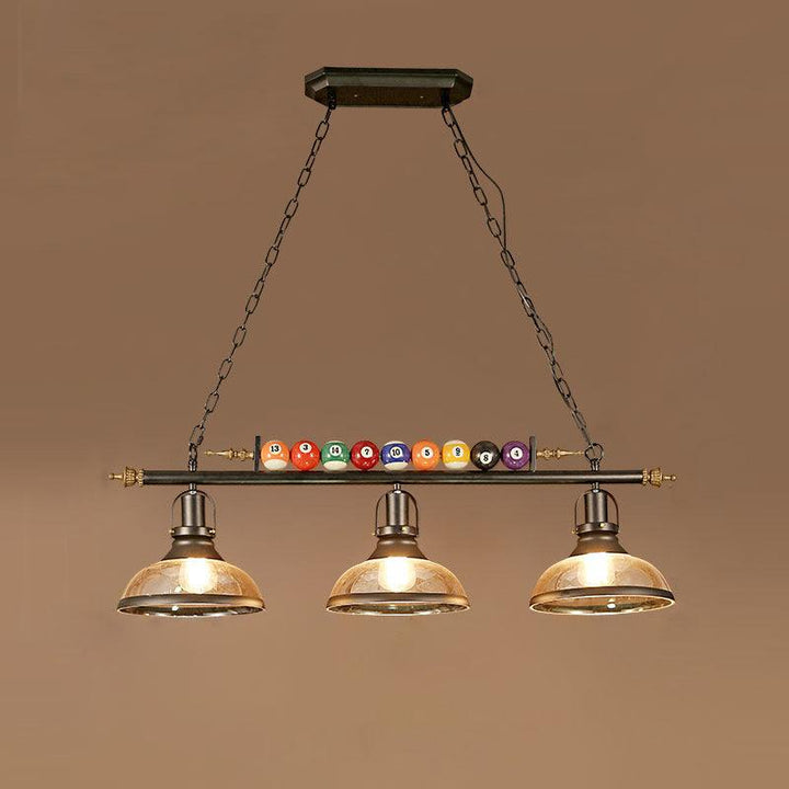 Lustra Chandelier en Verre Noir Balles de Billard Moderne - Neutralighting