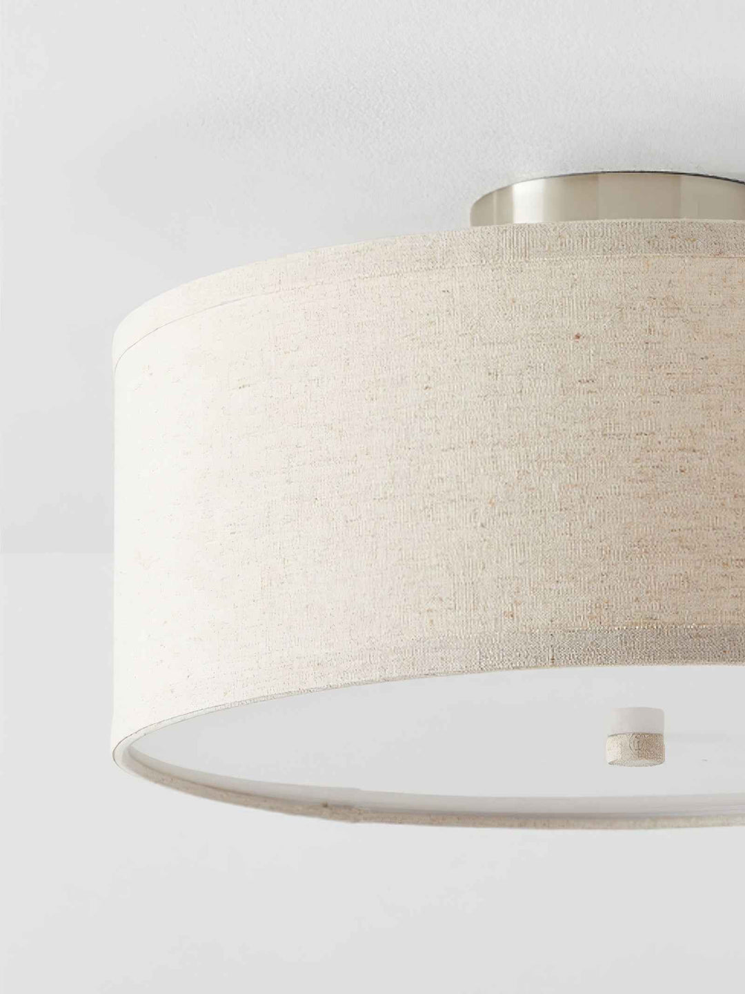 Lustra Métal 41cm Blanc LED