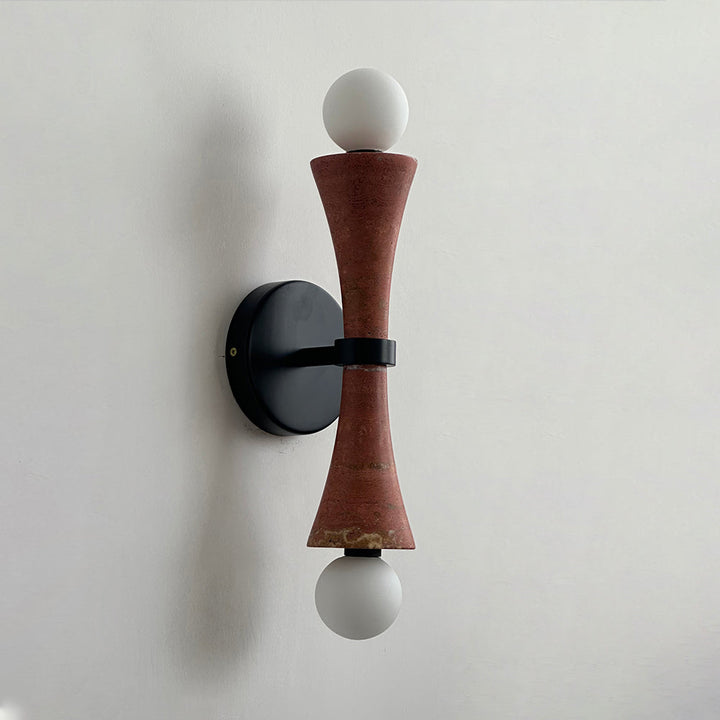 Katia Applique Murale Travertin Sablier - Neutralighting