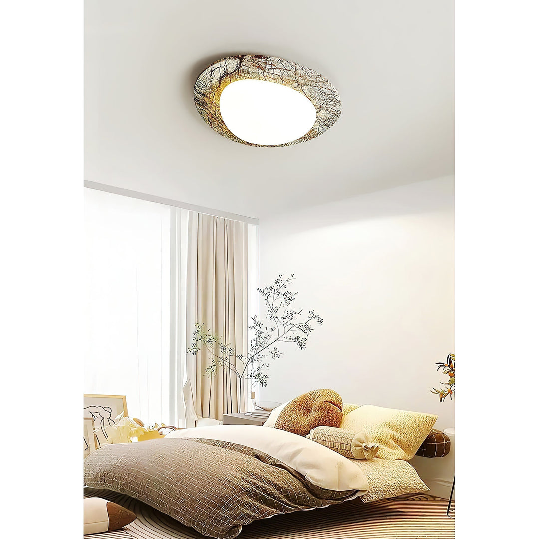 Cishaora Lampe Plafonnier Marbre Blanc Minimaliste Moderne - Neutralighting