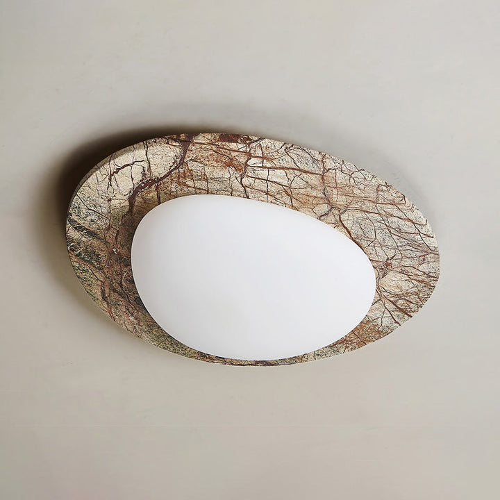 Cishaora Lampe Plafonnier Marbre Blanc Minimaliste Moderne - Neutralighting