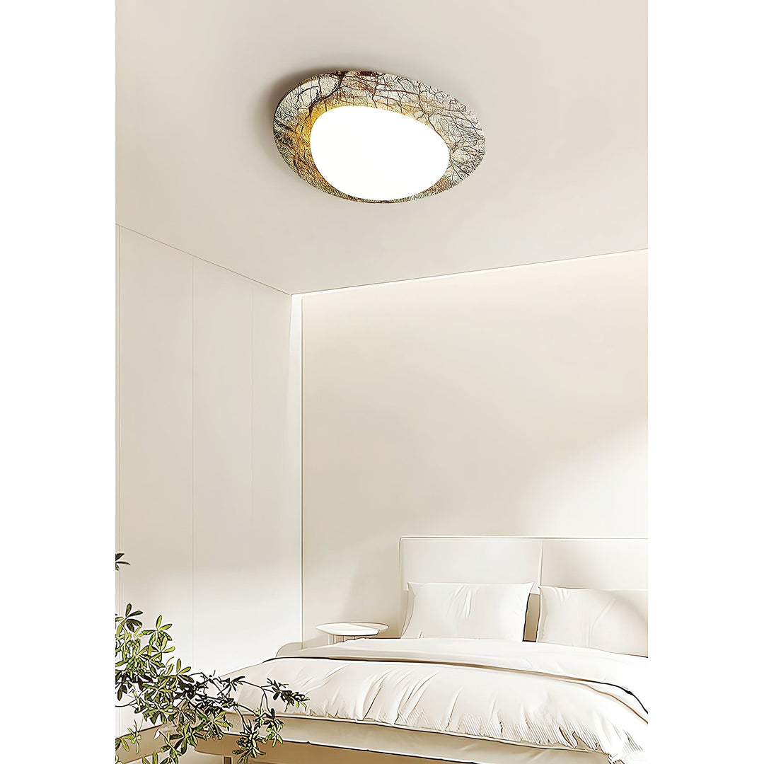 Cishaora Lampe Plafonnier Marbre Blanc Minimaliste Moderne - Neutralighting