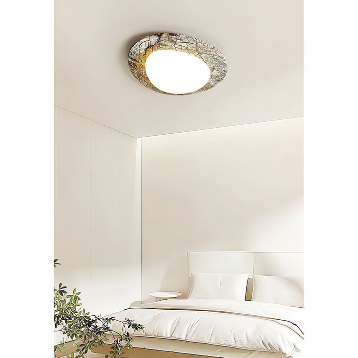 Cishaora Lampe Plafonnier Marbre Blanc Minimaliste Moderne - Neutralighting