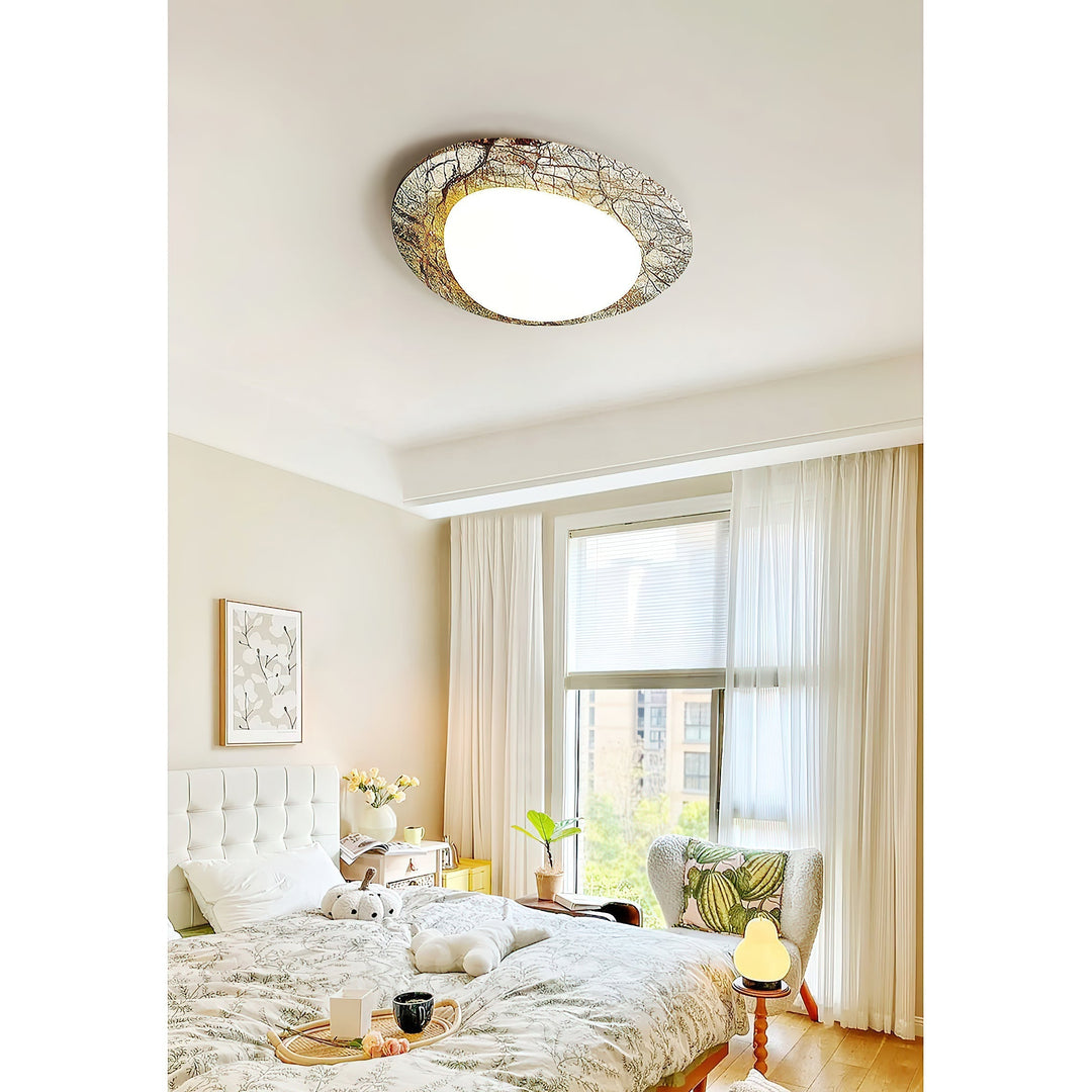 Cishaora Lampe Plafonnier Marbre Blanc Minimaliste Moderne - Neutralighting