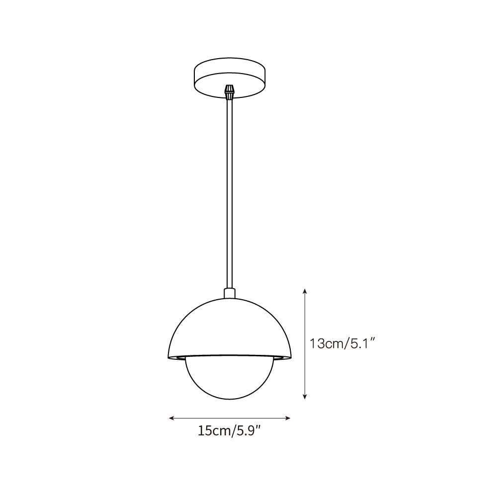 Lylorarae Lampe Pendentive Marbre Verre Minimaliste Moderne - Neutralighting