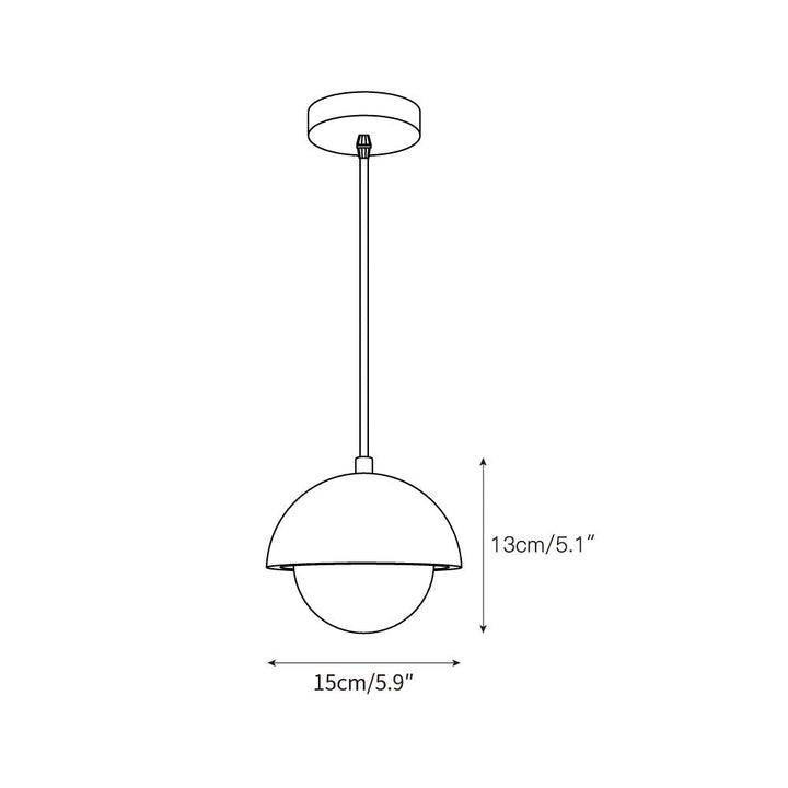 Lylorarae Lampe Pendentive Marbre Verre Minimaliste Moderne - Neutralighting