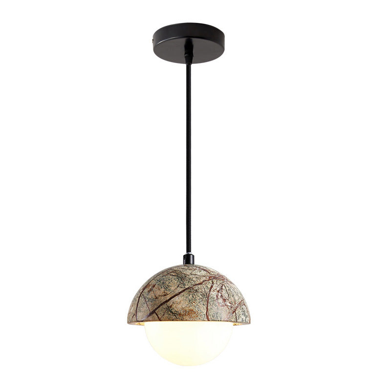 Lylorarae Lampe Pendentive Marbre Verre Minimaliste Moderne - Neutralighting