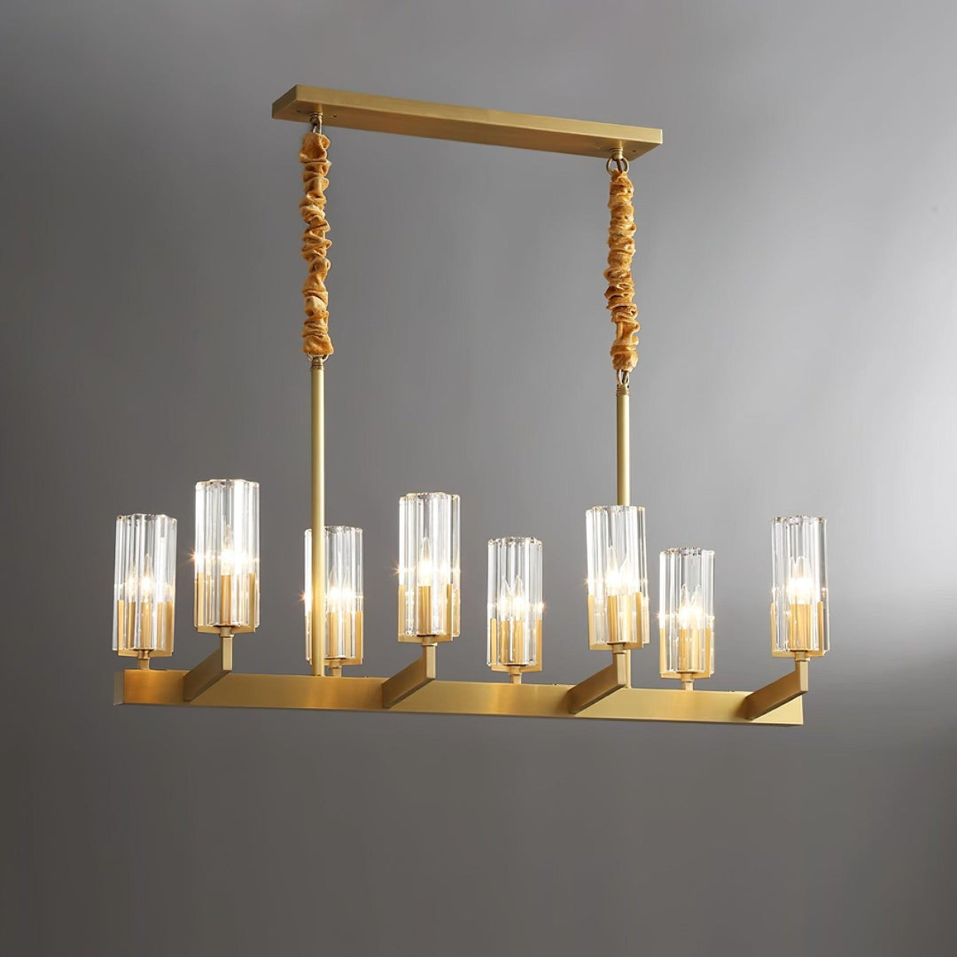 Lustra Chandelier Laiton Verre Moderne - Neutralighting