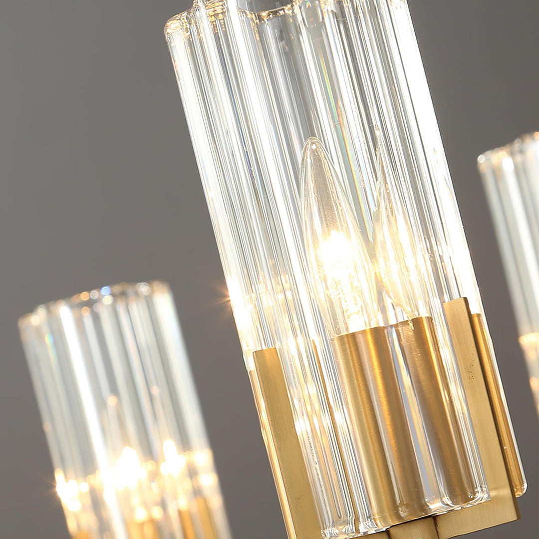 Lustra Chandelier Laiton Verre Moderne - Neutralighting