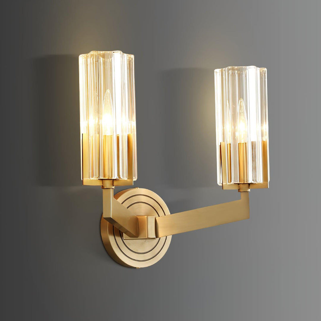 Aqua Lampe Murale en Laiton et Verre Haut de Gamme - Neutralighting