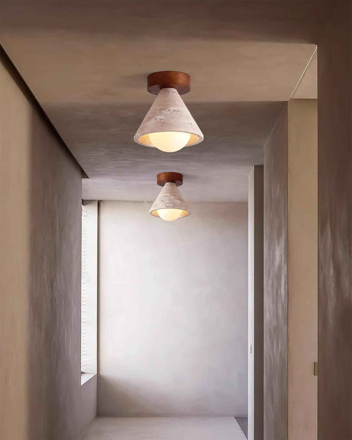 Plafonnier Hudon en Bois – Éclairage Plafonnier Moderne