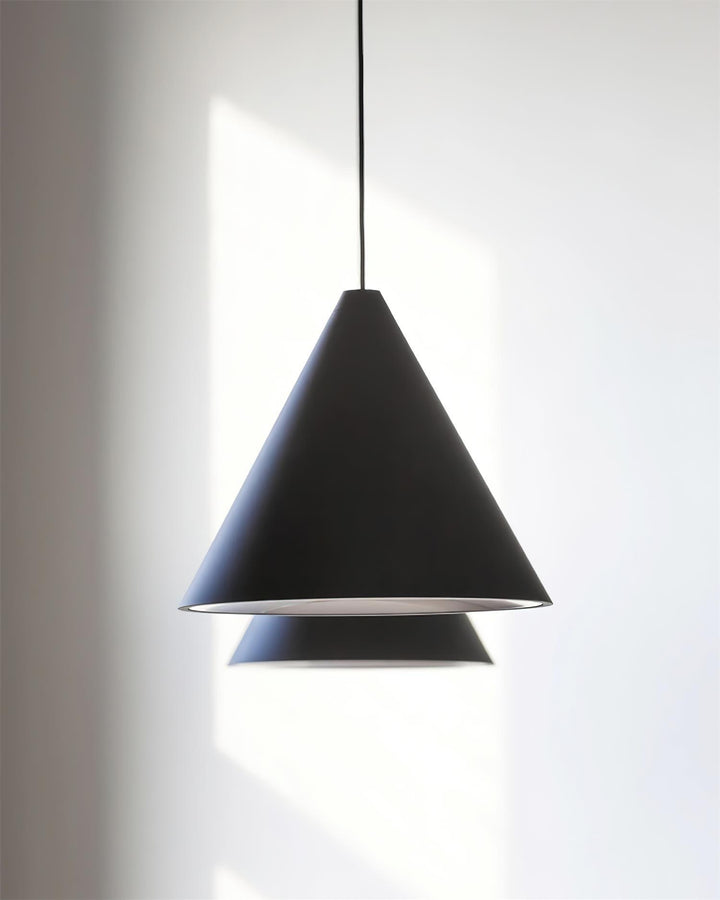 Cone Lampe Pendante Abat-jour Conique Noir pour Style Industriel Moderne - Neutralighting