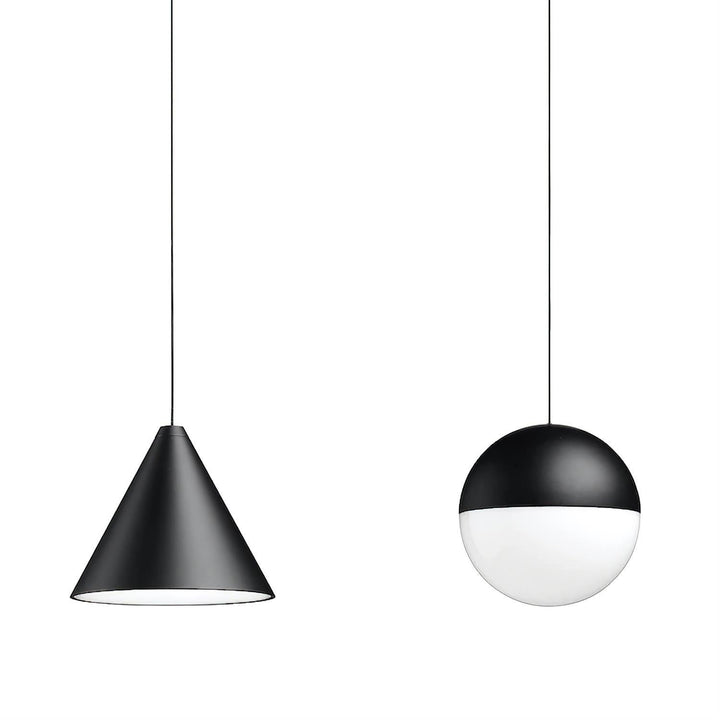 Cone Lampe Pendante Abat-jour Conique Noir pour Style Industriel Moderne - Neutralighting