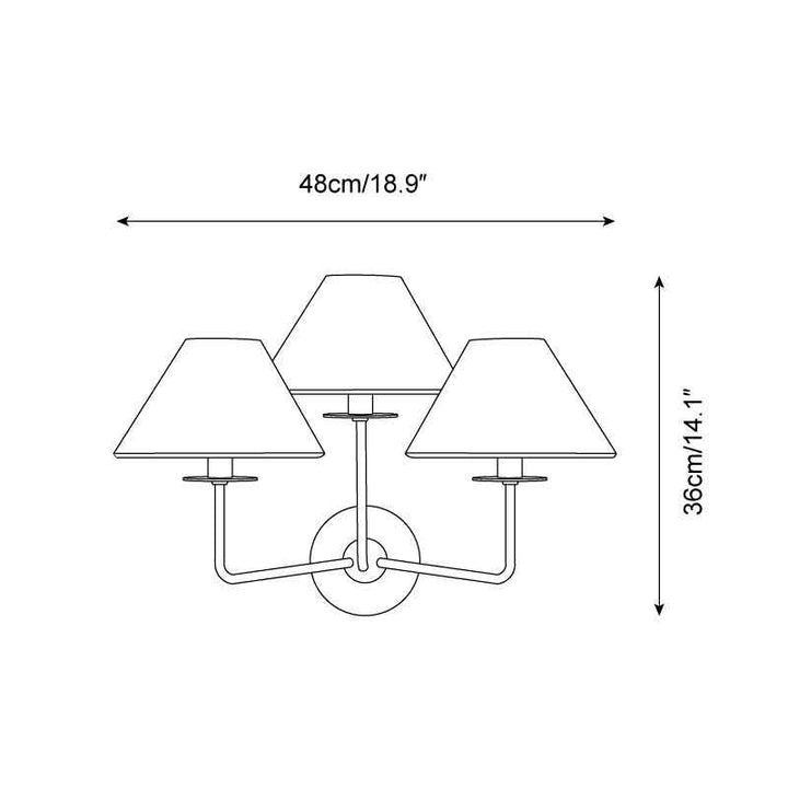 Lampe Kelley en Laiton – Design Contemporain