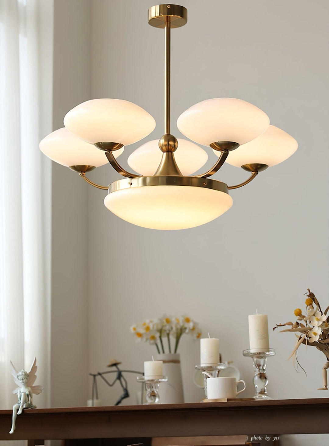 Aurelia Lustre Classique en Verre - Neutralighting