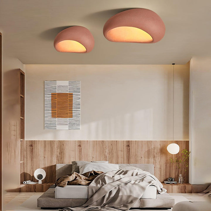 Solara Plafonnier avec Lune Japonaise Wabi-Sabi - Neutralighting