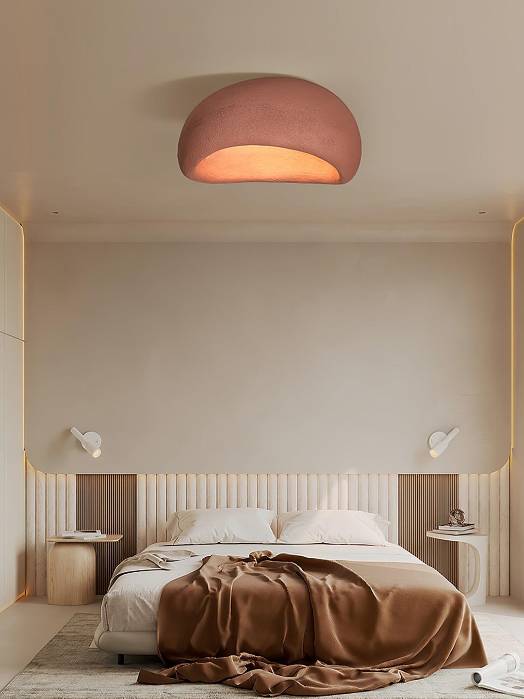 Solara Plafonnier avec Lune Japonaise Wabi-Sabi - Neutralighting