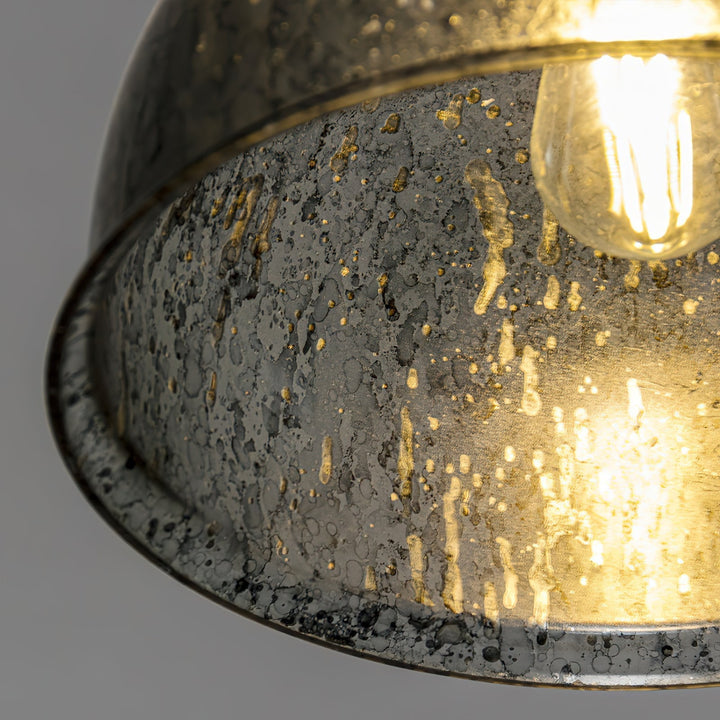 Ilvenel Lampe Pendentive Bois Verre Industriel Vintage - Neutralighting