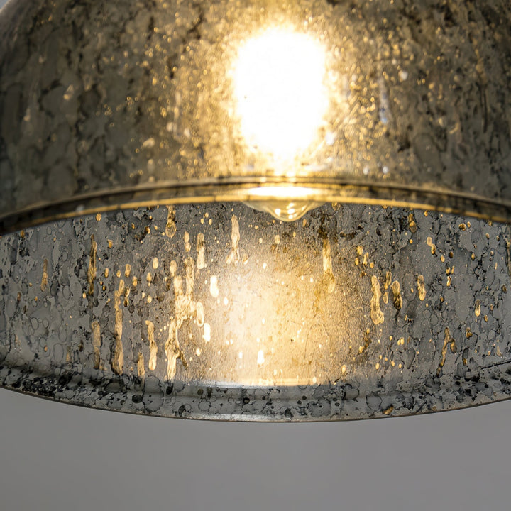Ilvenel Lampe Pendentive Bois Verre Industriel Vintage - Neutralighting