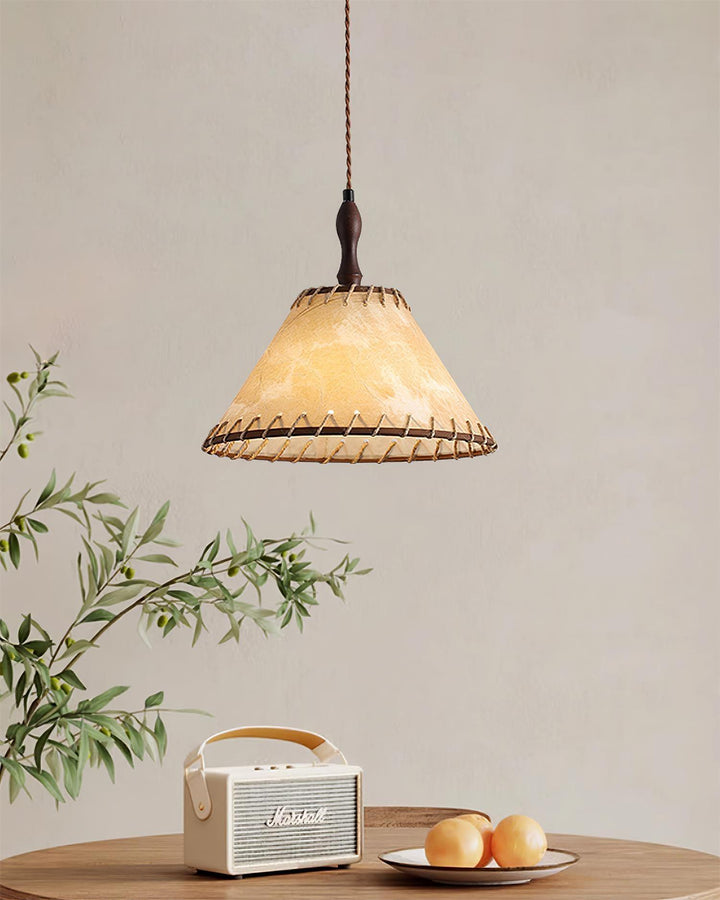 Kiko Lampe Pendante Tissu Chanvre Wabi Sabi Organique - Neutralighting