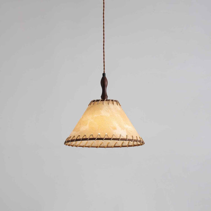 Kiko Lampe Pendante Tissu Chanvre Wabi Sabi Organique - Neutralighting