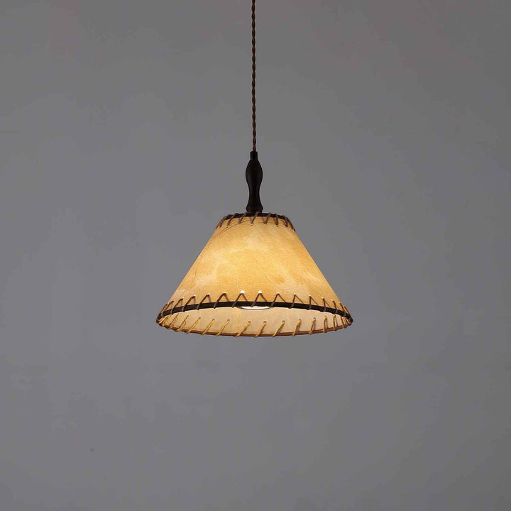 Kiko Lampe Pendante Tissu Chanvre Wabi Sabi Organique - Neutralighting