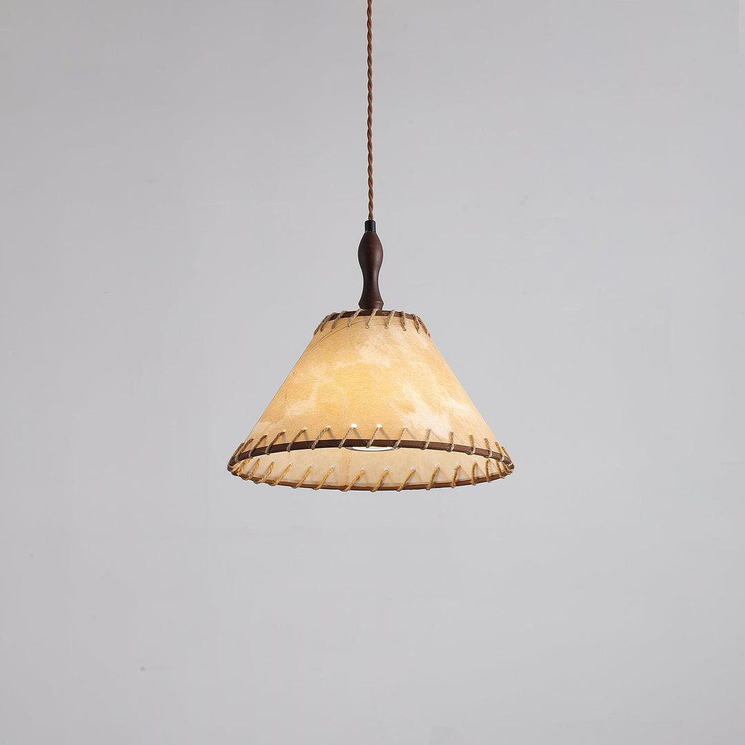 Kiko Lampe Pendante Tissu Chanvre Wabi Sabi Organique - Neutralighting
