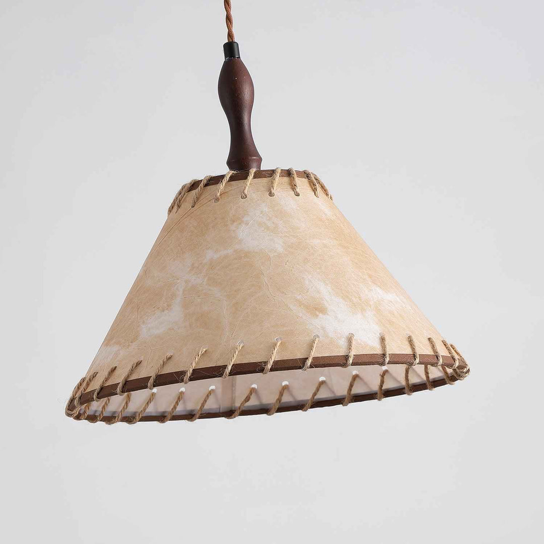 Kiko Lampe Pendante Tissu Chanvre Wabi Sabi Organique - Neutralighting
