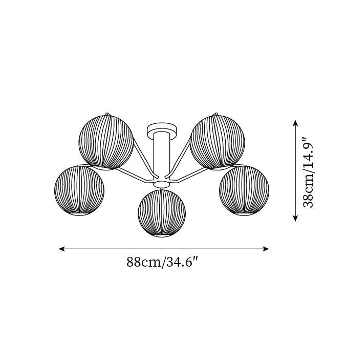 Luxor Plafonnier LED Globe Encastré - Neutralighting
