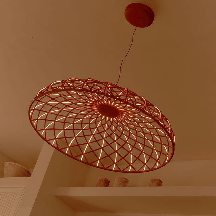 Fiona Suspension Réticulé Tressé Abat-jour Moderne - Neutralighting