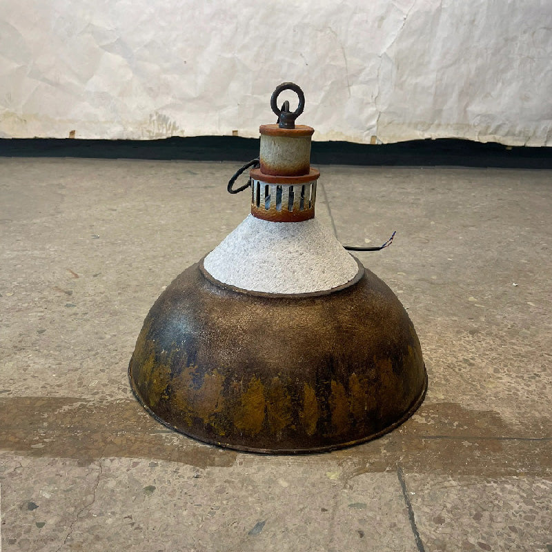 Avynor Lampe Pendentive Métal Bleu Industriel Vintage - Neutralighting