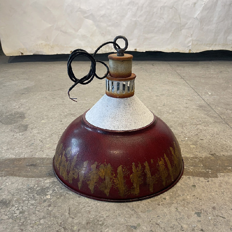Avynor Lampe Pendentive Métal Bleu Industriel Vintage - Neutralighting