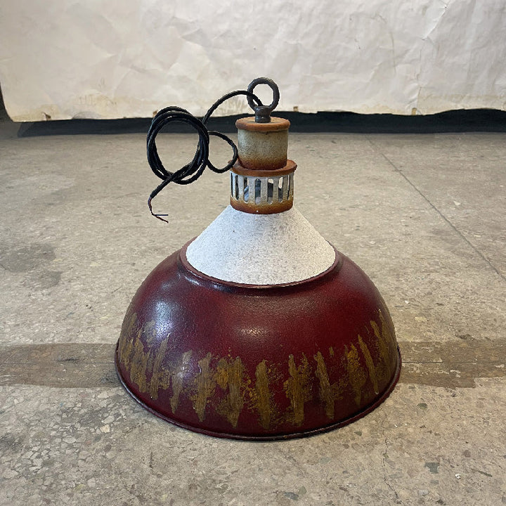 Avynor Lampe Pendentive Métal Bleu Industriel Vintage - Neutralighting