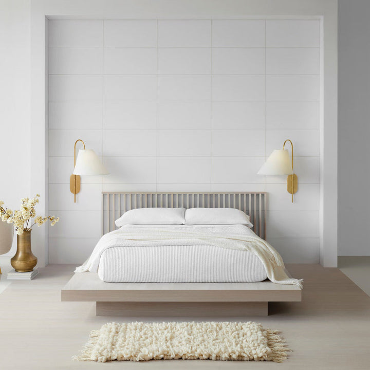Nyphaiel Applique Murale Laiton Tissu Minimaliste Moderne - Neutralighting