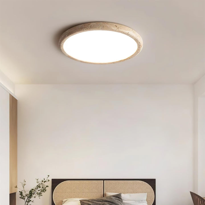 Lunaro Plafonnier Minimaliste Travertin - Neutralighting