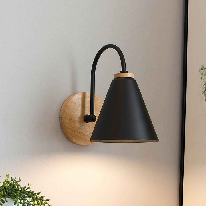 Erzoris Métal 15cm Noir LED 40W