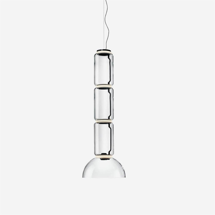 Virelo Suspension Cylindrique en Verre Empilé - Neutralighting