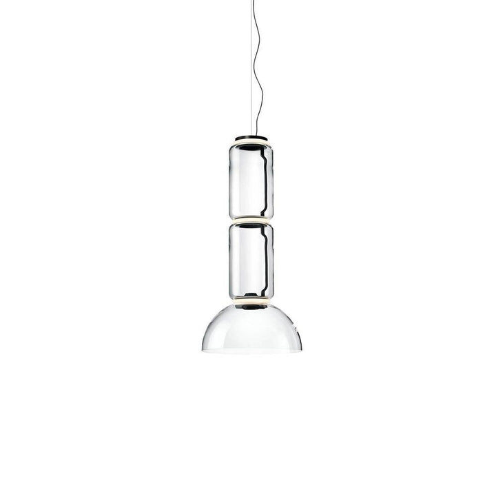 Virelo Suspension Cylindrique en Verre Empilé - Neutralighting