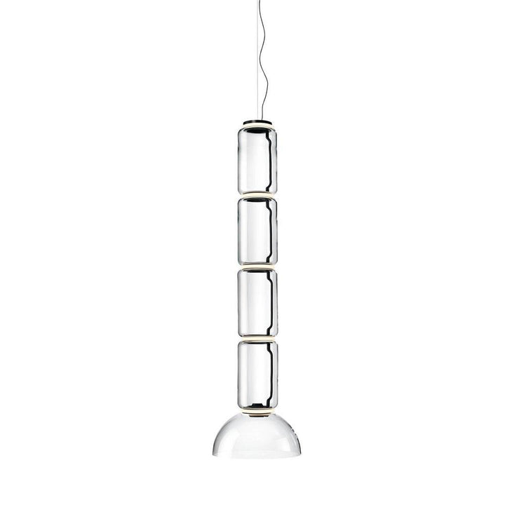 Virelo Suspension Cylindrique en Verre Empilé - Neutralighting