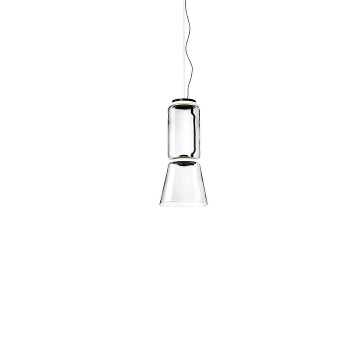 Virelo Suspension Cylindrique en Verre Empilé - Neutralighting