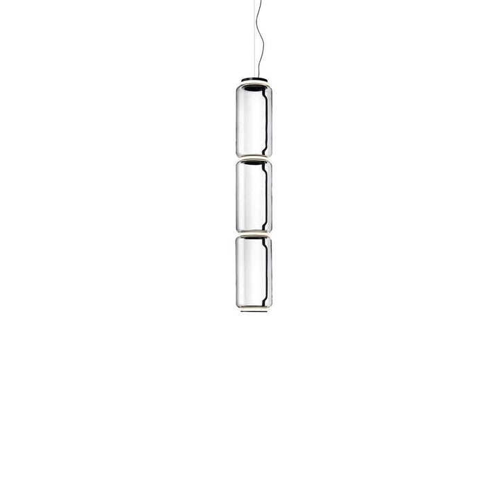 Virelo Suspension Cylindrique en Verre Empilé - Neutralighting