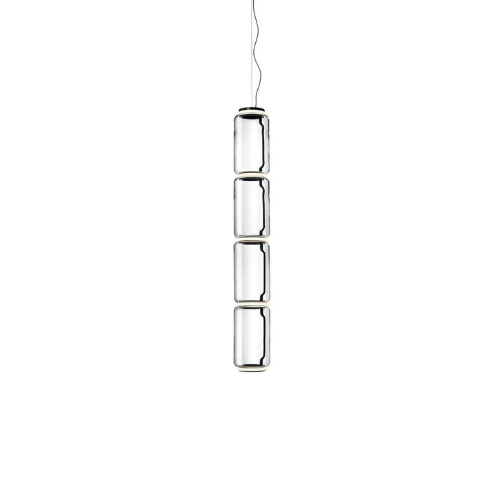 Virelo Suspension Cylindrique en Verre Empilé - Neutralighting
