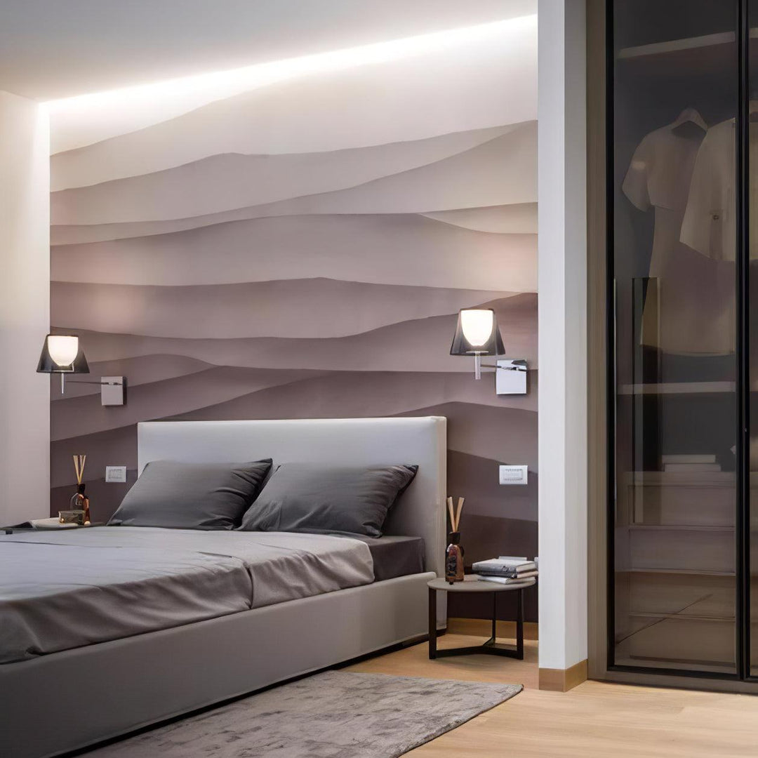 Orsore Applique Murale Tissu Prismatique Chromé - Neutralighting