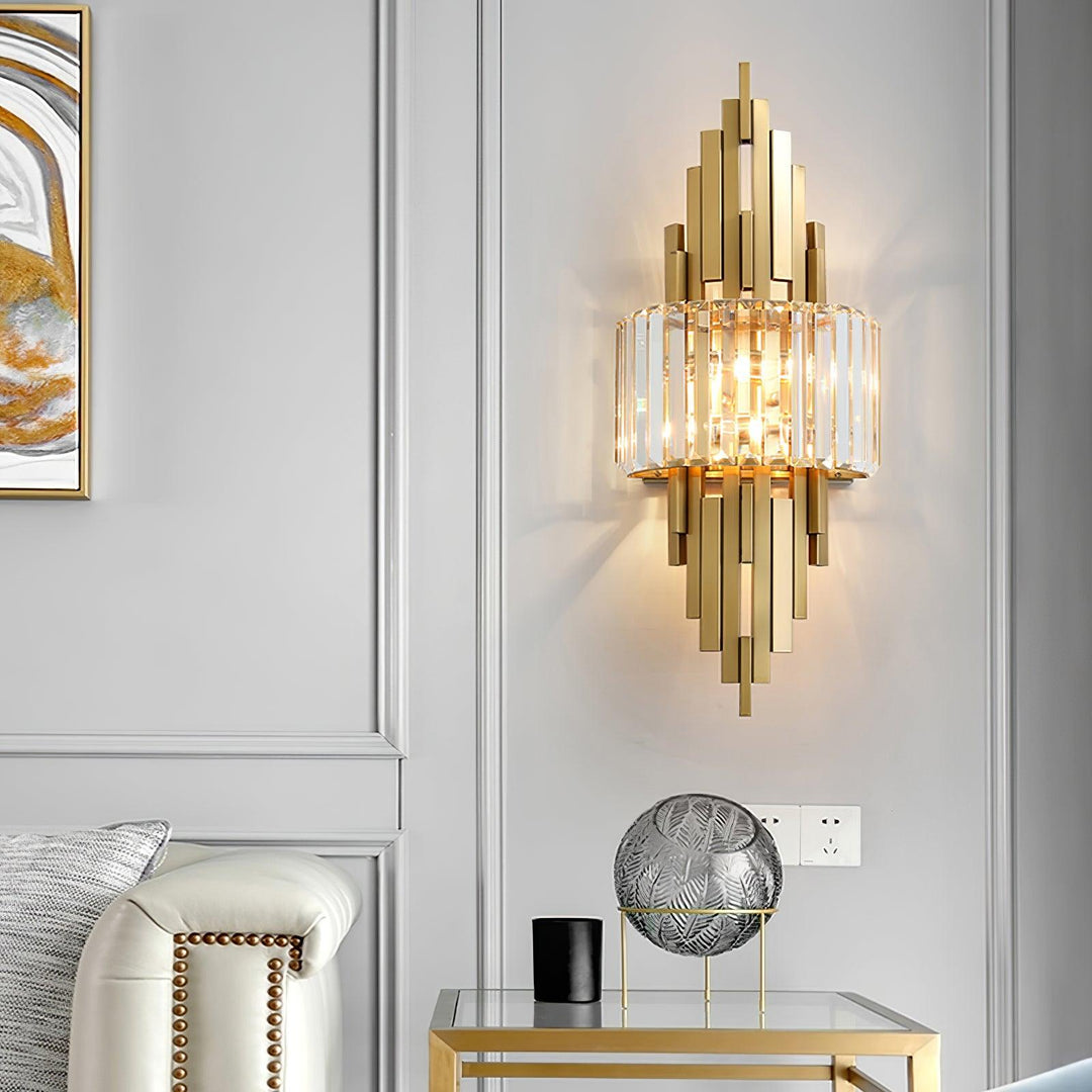 Voveliel Applique Murale en Verre de Luxe Postmoderne - Neutralighting