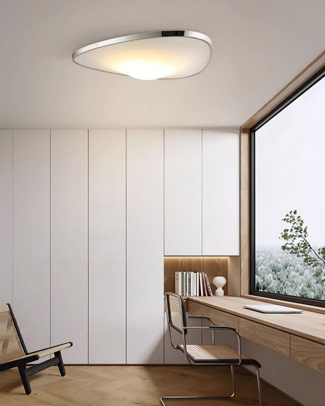 Kuzco Plafonnier Courbe LED Panneau Moderne Salon - Neutralighting