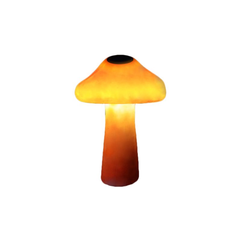 Ray Lampe Extérieure au sol Champignon Moderne, Résine, Orange, Cour - Neutralighting