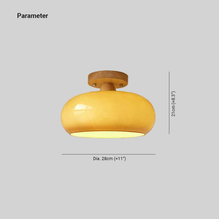 Plafonnier Charlotte Verre LED V2