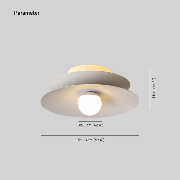 Plafonnier Arisha Acrylique Noir LED V2