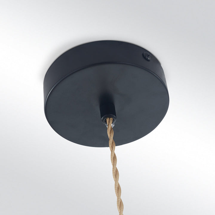 Jojo Lampe Suspension Luminaire Vintage. Métal. Noir/Blanc. Salle à Manger - Neutralighting