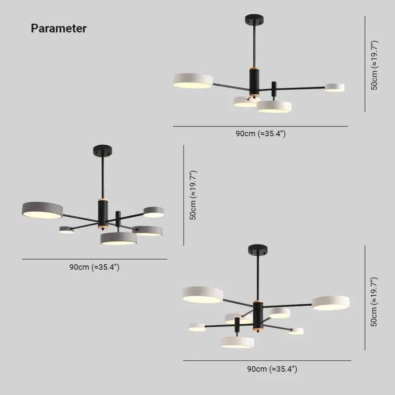 Suspension Arisha Métal LED V36